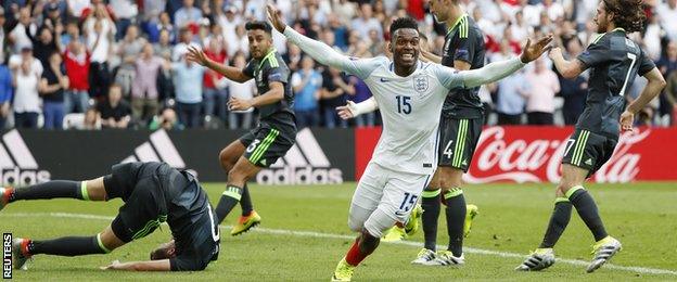 Daniel Sturridge celebrates his winner