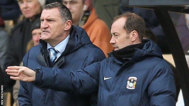 Jamie Clapham and Tony Mowbray