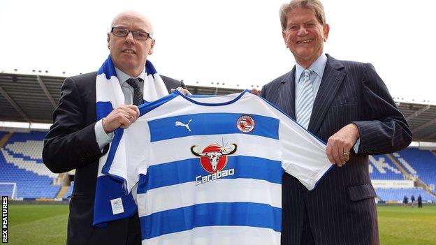 Brian McDermott and Sir John Madejski