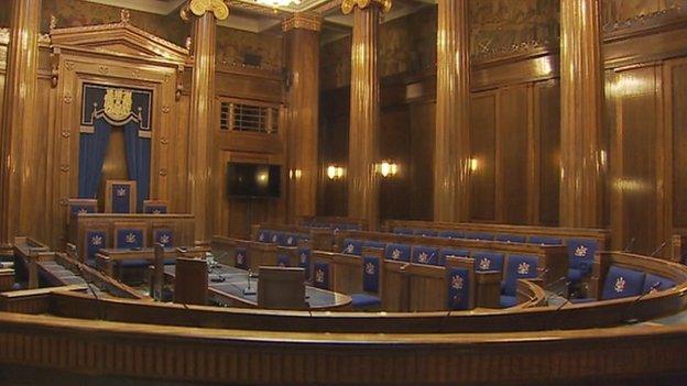 Swansea council chamber