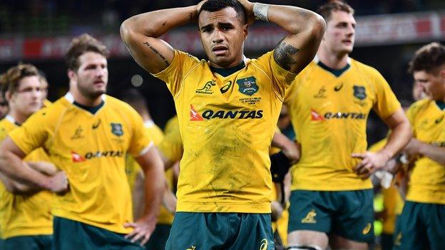 Australia disappointed after Ireland defeat