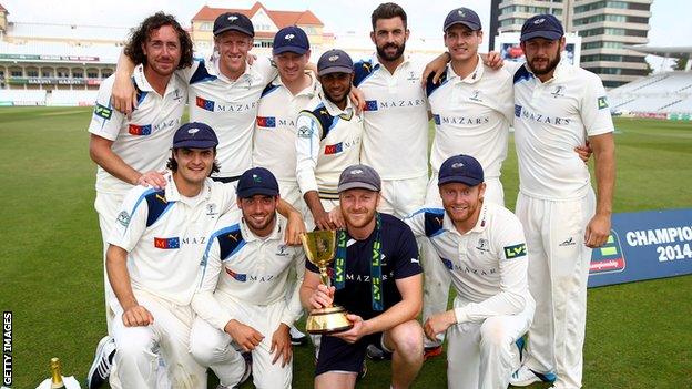 Yorkshire celebrate