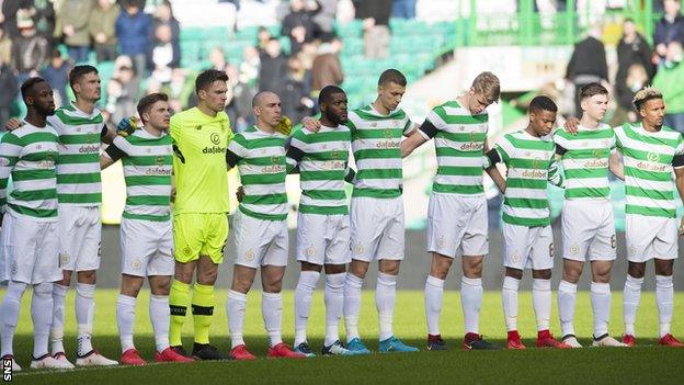 Celtic players pay tribute to Liam Miller