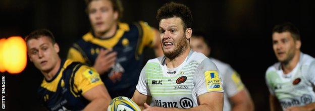 Duncan Taylor suffered a brain injury against Wasps in January of last year