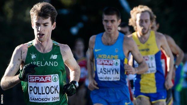 Paul Pollock in action at last year's European Cross Country Championships in Bulgaria