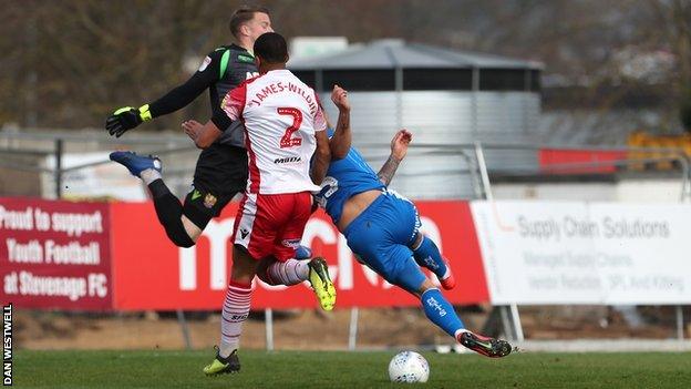 Kane Hemmings had to go in where it hurts to net Notts' second goal - his 12th of the season