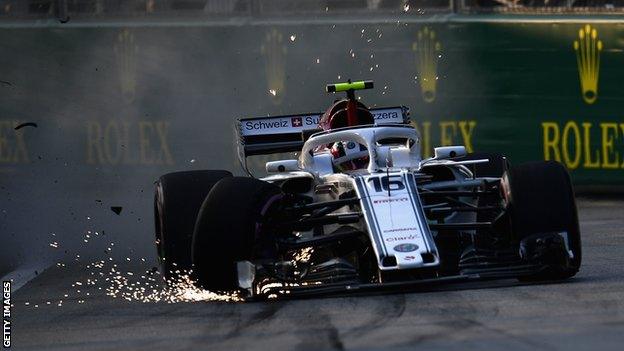 Sauber's Charles Leclerc