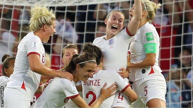 England celebrate