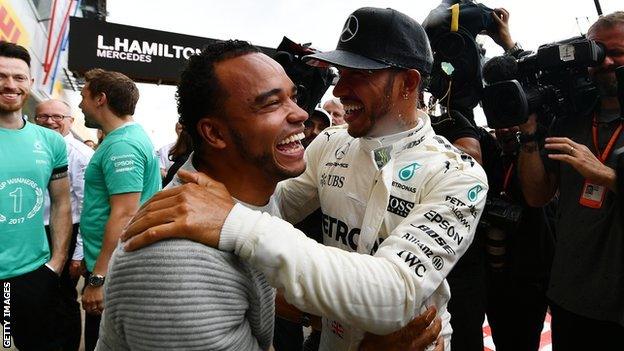 Nic & Lewis Hamilton