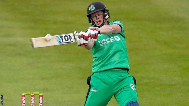 Kevin O'Brien top-scored for Ireland with 68