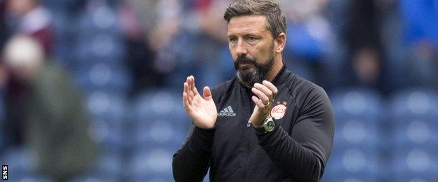 Aberdeen manager Derek McInnes