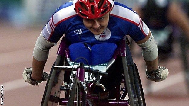 Tanni Grey-Thompson at Sydney 2000