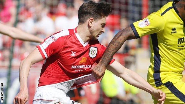 Shaun Miller has scored six times in 13 League Two starts since his return on loan to Crewe