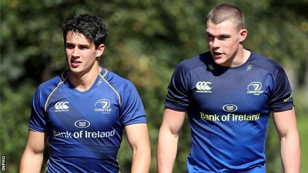 Joey Carbery and Garry Ringrose