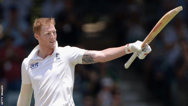 Ben Stokes playing for England in Australia in 2013