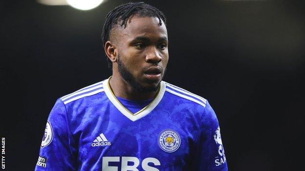 Ademola Lookman in action for Leicester City