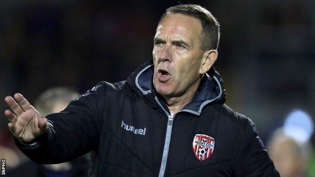 Derry City manager Kenny Shiels