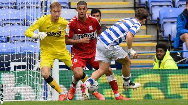 Reading midfielder Alen Halilovic's lucky defection wrongfooted both Boro keeper Joe Lumley and defender Lee Peltier