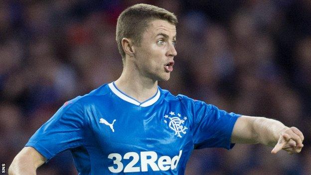 Rangers midfielder Jordan Rossiter