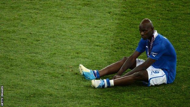 Italy striker Mario Balotelli