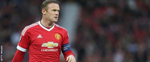 Wayne Rooney of Manchester United