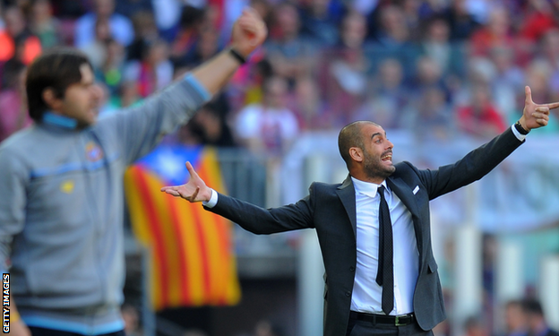 Mauricio Pochettino (left) and Pep Guardiola