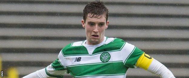 Fiacre Kelleher in action for Celtic Under-20s