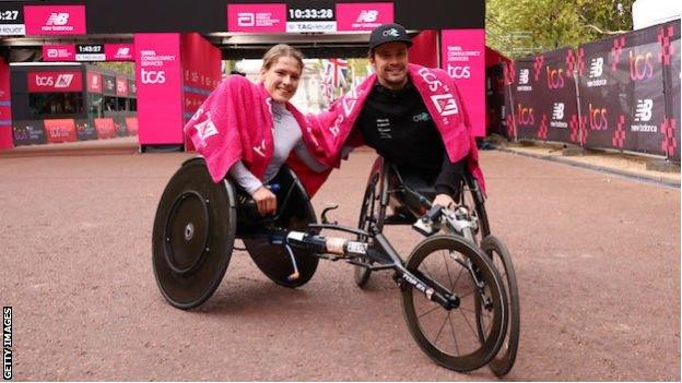 Catherine Debrunner and Marcel Hug