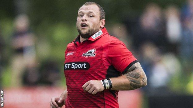 Ryan Grant turned out for Edinburgh in a pre-season friendly in August