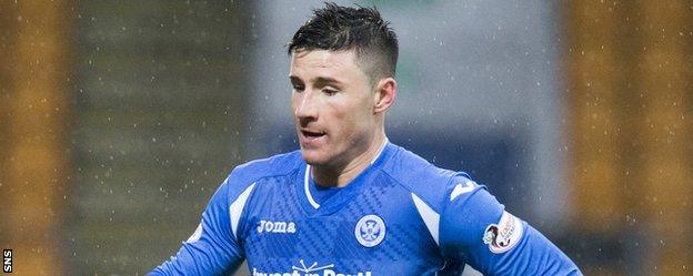 St Johnstone forward Michael O'Halloran