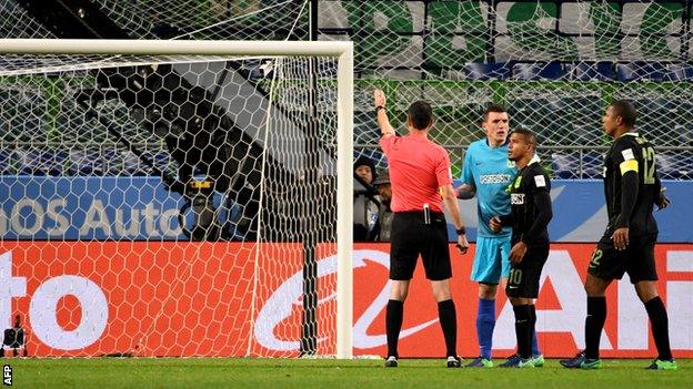 Japan's Kashima Antlers became the first side to benefit from a video replay in a Fifa competition during December's Club World Cup