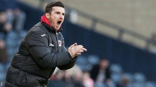 Clyde manager Barry Ferguson