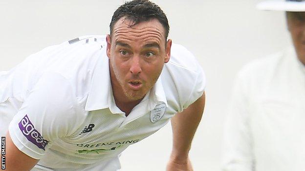 Hampshire seam bowler Kyle Abbott