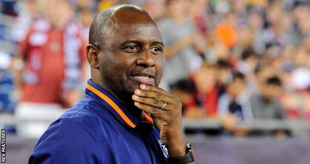 Vieira took charge of New York City FC in November 2015