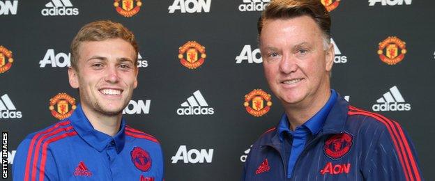 James Wilson and Louis van Gaal