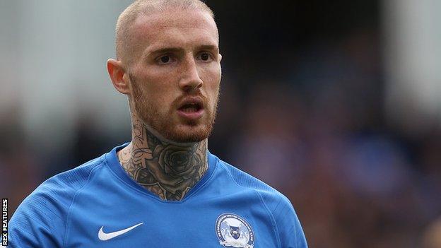 Marcus Maddison playing for Peterborough