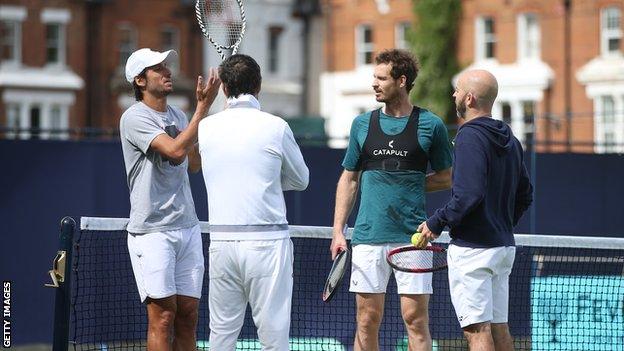 Andy Murry and Feliciano Lopez