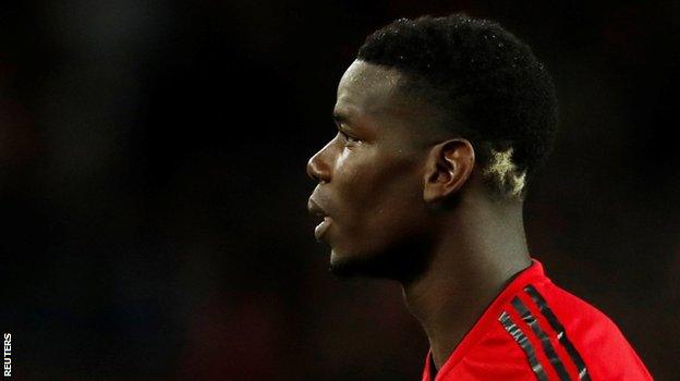 Man Utd midfielder Paul Pogba