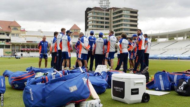 England preparing at Trent Bridge