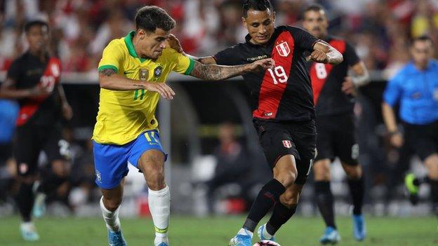 Brazil v Peru in Los Angeles