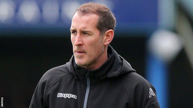 Gary Haveron previously managed Carrick Rangers in the Irish Premiership