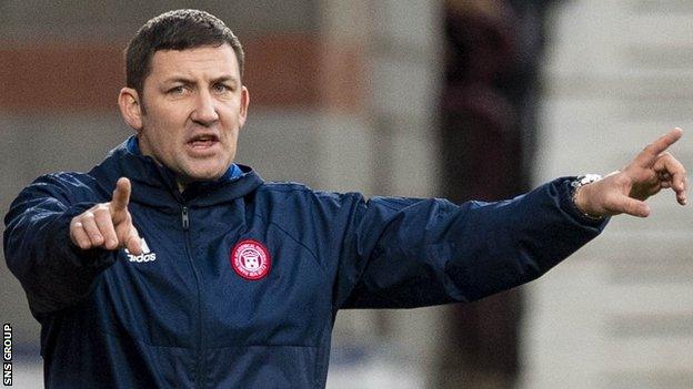 Hamilton Academical manager Martin Canning