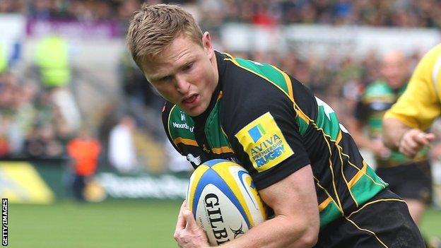 Chris Ashton has scored the majority of his 88 Premiership tries to date with Northampton