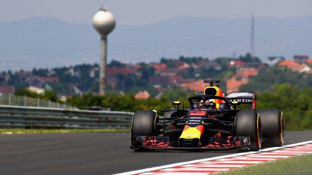 Daniel Ricciardo in action for Red Bull