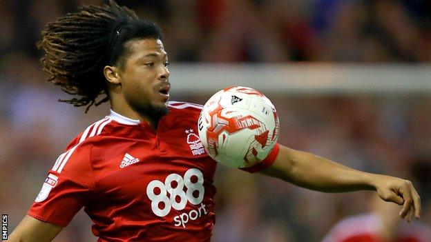 Hildeberto Pereira in action during his time at Nottingham Forest