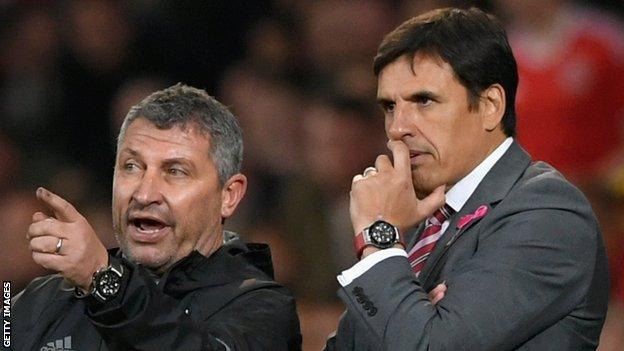 Osian Roberts and Chris Coleman