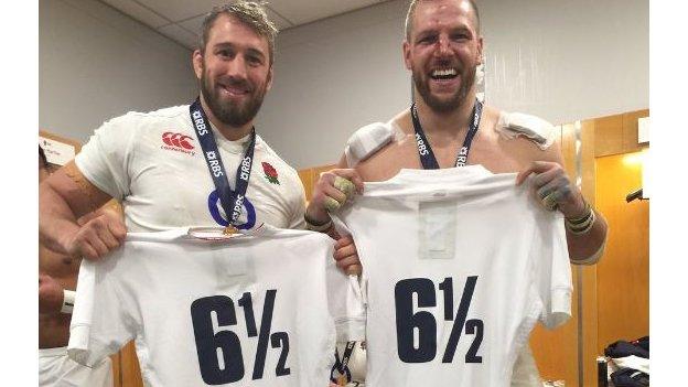 Chris Robshaw and James Haskell