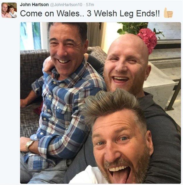 Dean Saunders, John Hartson and Robbie Savage