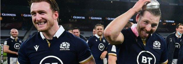 Calcutta Cup-winning Scotland team-mates Stuart Hogg and Finn Russell both make the cut