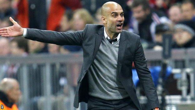 Incoming Man City boss Pep Guardiola